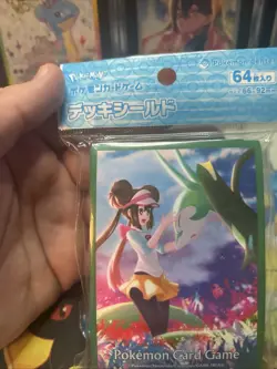 Pokemon Center Japan deck shield Serperior & Rosa sleeves 64 ct new sealed - Image 2