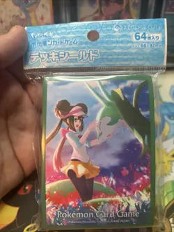 Pokemon Center Japan deck shield Serperior & Rosa sleeves 64 ct new sealed - Image 4
