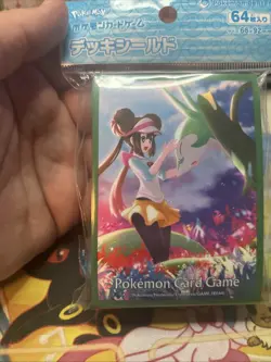 Pokemon Center Japan deck shield Serperior & Rosa sleeves 64 ct new sealed - Image 5