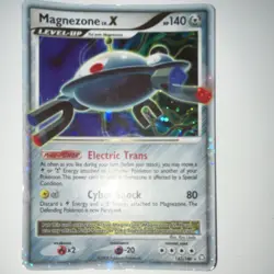 Pokemon Magnezone LV.X 142/146 Legends Awakened 140 HP Level Up Holo - Image 1