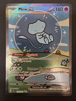 Pokemon Mew SIR SV Paldean Fates 232/091 Special Illustration Rare💥Bubble Mew💥 - Image 1