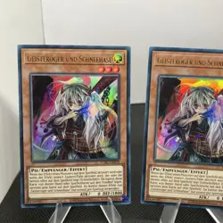 Yugioh Geisteroger Und Schneehase LCKC Ultra Rare Playset - Image 3
