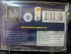 One Piece OP01 Romance Dawn Booster Pack Pre-Errata Blue Bottom English PSA 10 - Image 2
