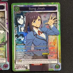 Solo Leveling Union Arena Lot of 6 - Sung Jinwoo & Alternate Art Baek yoonho - Image 5