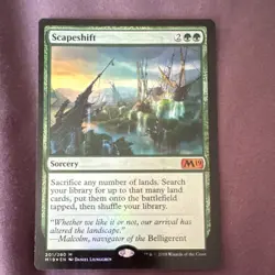 Scapeshift Sorcery Core Set 2019 201 Mythic Green English Ljunggren Magic Card - Image 1