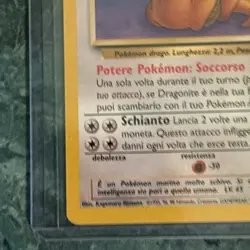 Vintage Dragonite (Fossil) (Italian) LP Condition Pokemon Card 19/62 - Image 4