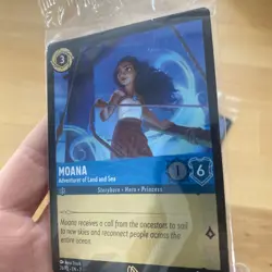 4 x PSL Disney Lorcana Promo Cards - Moana #2 Adventurers on Land and Sea Sealed - Image 3