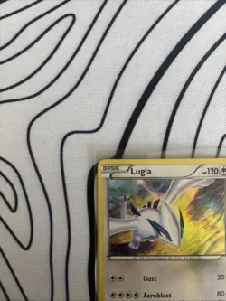 Lugia XY156 Holo Black Star Promo Pokemon Card - Moderately Played - Image 2