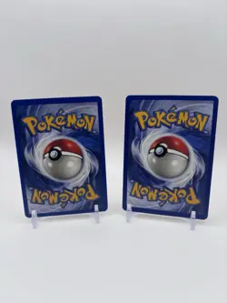 2X Hitmonlee 22/62 Pokemon Card Vintage Non-holo Rare Fossil Wotc 1999 NM - Image 3