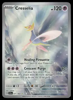 Cards Cresselia 071/064 Shrouded Fable Illustration Rare NM - Image 1