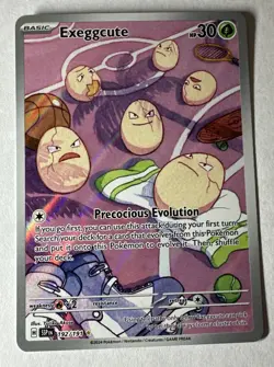 Exeggcute 192/191 Sv08: Surging Sparks Illustration Rare Pokemon Card NM A3 - Image 1