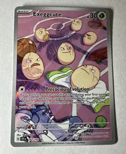 Exeggcute 192/191 Sv08: Surging Sparks Illustration Rare Pokemon Card NM A3 - Image 2