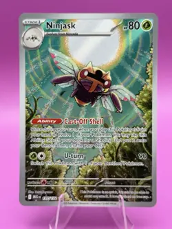 Pokemon TCG Ninjask Illustration Rare Card #137/132 - Image 1