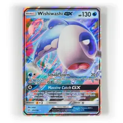 Pokemon - Wishiwashi GX - 63/236 - SM Cosmic Eclipse - Half Art Card - Image 1