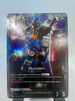 Gundam - Newtype Rising #GD01-001 LR+ - Gundam Card Game - Image 1