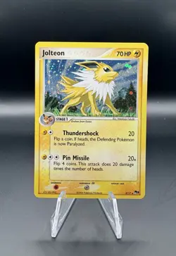 Jolteon - 3/17 - Pokemon Pop Series 3 Holo Card NM - Image 1