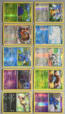 Pokemon TCG 2012 Black & White Boundries Crossed Reverse Holo Lot Of 10 NM/VLP - Image 1
