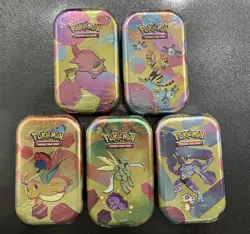 Pokemon TCG Scarlet & Violet 151 Mini Tins Lot Of 5 NEW IN HAND FACTORY SEALED - Image 1