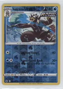 Rapid Strike Urshifu Reverse Foil Pokemon Sword & Shield Chilling Reign #044 - Image 1
