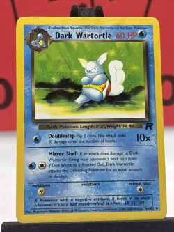 Dark Wartortle 46/82 Team Rocket WOTC Pokemon TCG Regular Uncommon 1999 LP - Image 3
