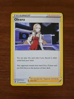 Pokemon SWSH Rebel Clash - 163/192 OLEANA, Unlimited - Image 1