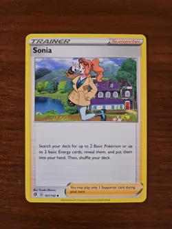 Pokemon SWSH Rebel Clash - 167/192 SONIA, Unlimited - Image 1
