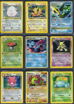 👹Lot of 54 Vintage Pokemon Collection Lot Mewtwo, Entei & more! DAMAGED - Image 4