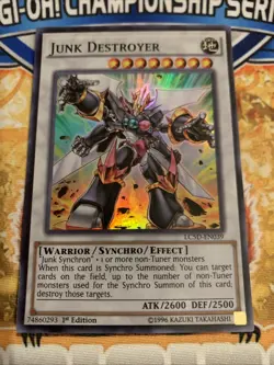 Yugioh JUNK DESTROYER LC5D-EN039 1st Edition LP - Image 1