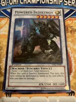 Yugioh Powered Inzektron - LVAL-EN087 1st Edition LP - Image 1