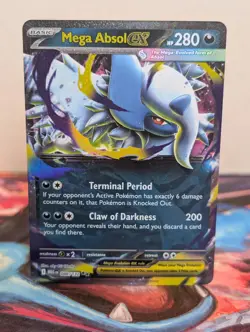 Mega Absol ex 086/132 Double Rare ME01: Mega Evolution Pokemon TCG - NM - Image 1