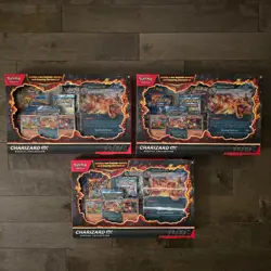 Pokemon TCG Charizard EX Special Collection Box Lot Of 3 SEALED - Image 1