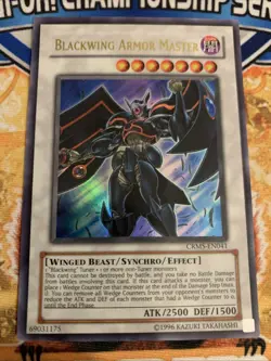 Yugioh Blackwing Armor Master - CRMS-EN041 NM - Image 1