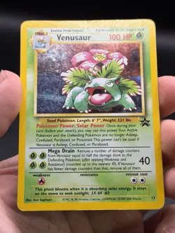 Venusaur Holo Black Star WOTC Promo #13 Pokemon English HP - Image 3