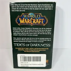 World of Warcraft Tides of Darkness Aaron Rosenberg 2007 Paperback Blizzard VGC+ - Image 2