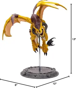 WORLD OF WARCRAFT McFarlane Toys Bronze Proto-Drake and Blue Highland Drake 2pk - Image 3