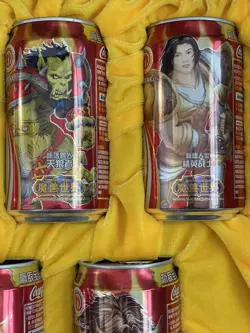 Mint WORLD OF WARCRAFT Commemorative Coca-Cola Set 2005 Chinese Coke Blizzard - Image 4