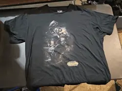 Authentic Blizzard Gromash Hellscream WOW World Of Warcraft T-Shirt XL Warlords - Image 1