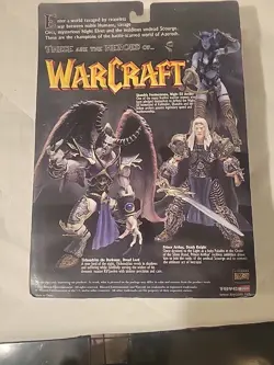 Warcraft Shandris Feathermoon Night Elf Archer Series One Action Figure 2003 New - Image 2