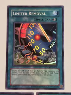 Limiter Removal RP02-EN015 x3 Super Rare Yugioh Set Retro Pack 2 Unlimited Mint - Image 2
