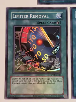 Limiter Removal RP02-EN015 x3 Super Rare Yugioh Set Retro Pack 2 Unlimited Mint - Image 3