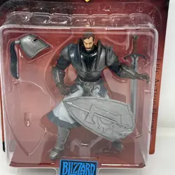 1998 Blizzard Warcraft Human Footman 6" Action Figure New Box Wear - Image 2