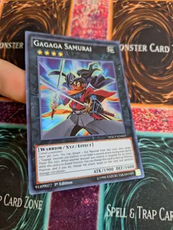 Yugioh Gagaga Samurai WSUP-EN027 Super Rare 1st Edition Near Mint - Image 2