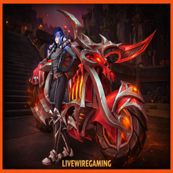 HATEFORGED BLAZECYCLE - Dew - World of Warcraft Mount Reward Item - Image 4