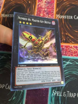 Yugioh Number 66: Master Key Beetle JOTL-EN054 Super Rare 1st Edition Near Mint - Image 2