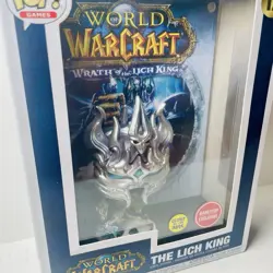 Funko Pop! Game Covers World of Warcraft - The Lich King Glow In The Dark WOW - Image 3