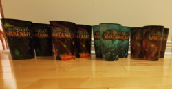 Limited Edition World of Warcraft AM/PM 32oz cups Set of 4x3 Total 12 cups - Image 1