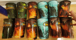 Limited Edition World of Warcraft AM/PM 32oz cups Set of 4x3 Total 12 cups - Image 2