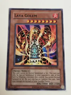 Lava Golem RP02-EN082 Super Rare Yugioh Retro Pack 2 Unlimited Edition Mint - Image 1