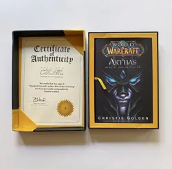 World of Warcraft Arthas Rise of the Lich King Numbered & Signed Edition Book - Image 1