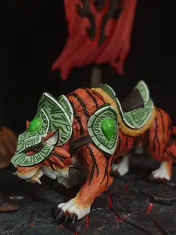 World of Warcraft Swift Zulian Tiger Model Blizzard Player Mounts Statue Figure - Image 1